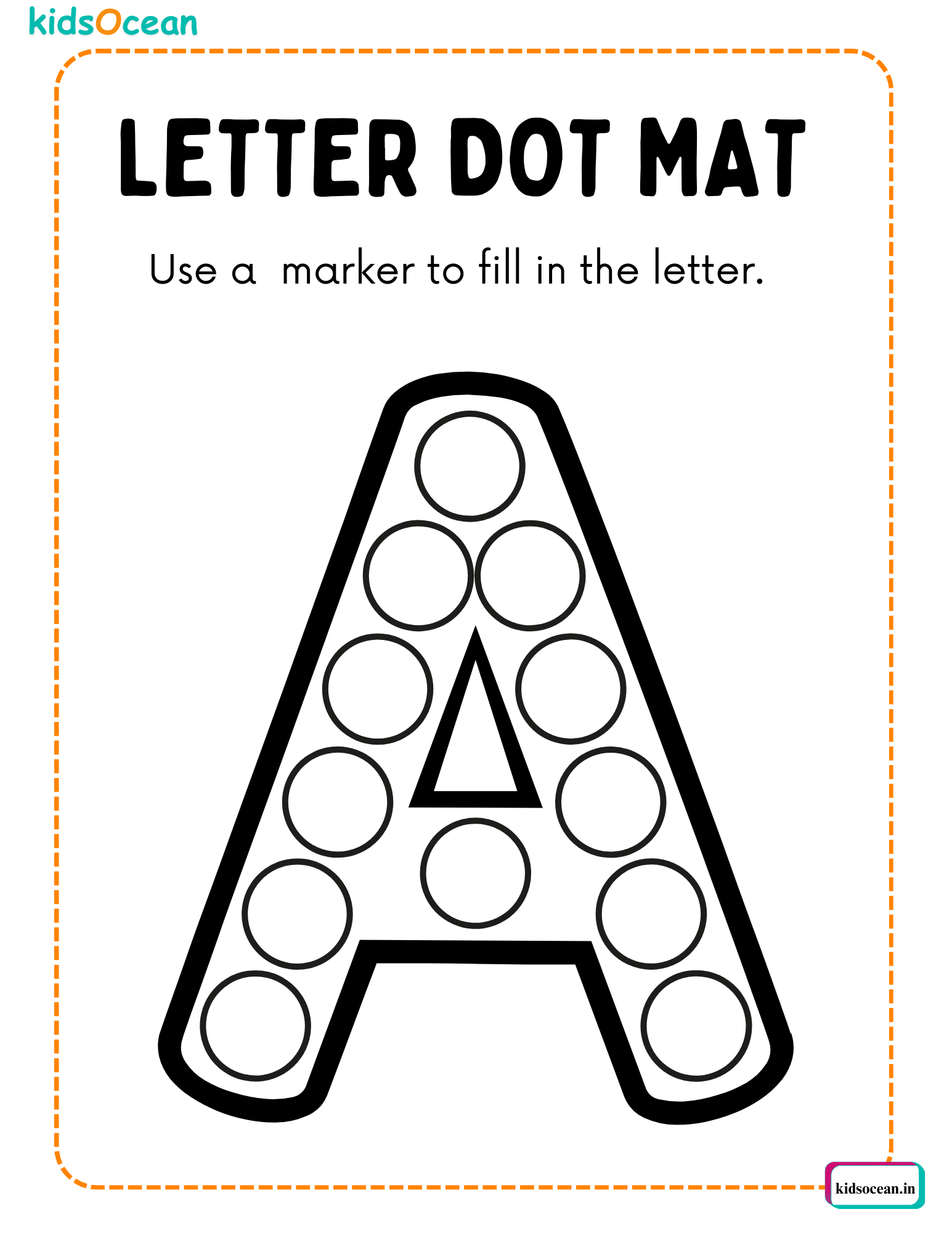 Alphabet Dot Mat