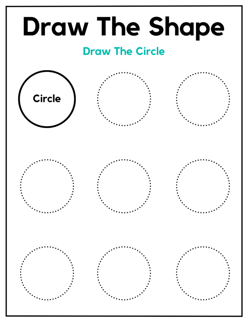 Draw the Shape - KidsOcean