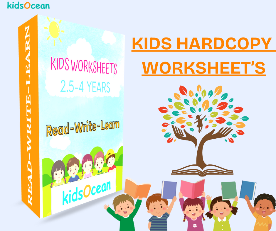 Kids Preschool Hardcopy Worksheet’s “2.5 to 4 Years”