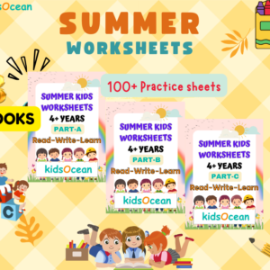 Summer Kids Worksheet 4+ year