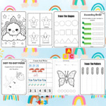 Summer Kids Worksheet 4+ year4