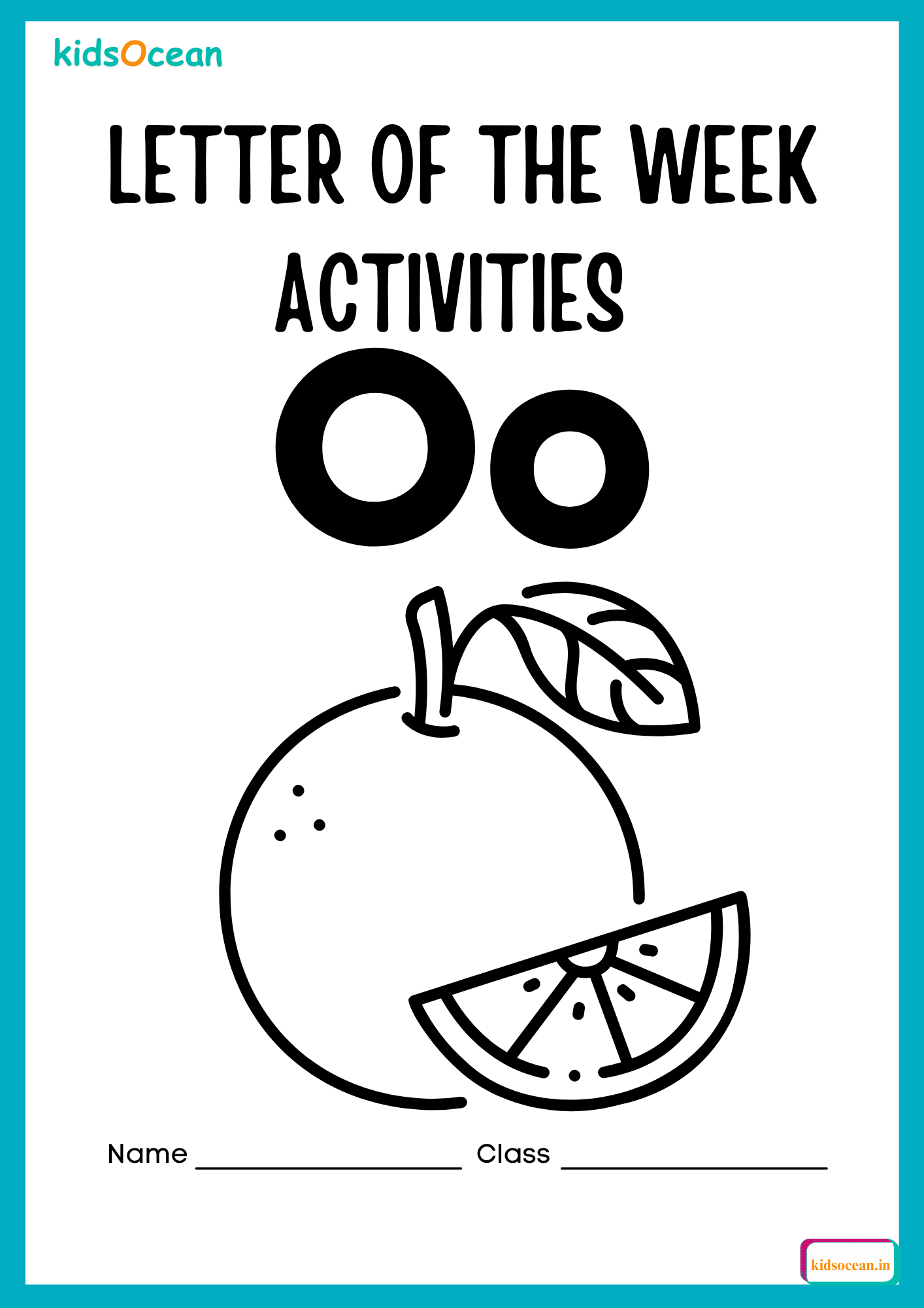 Letter of the week “O”