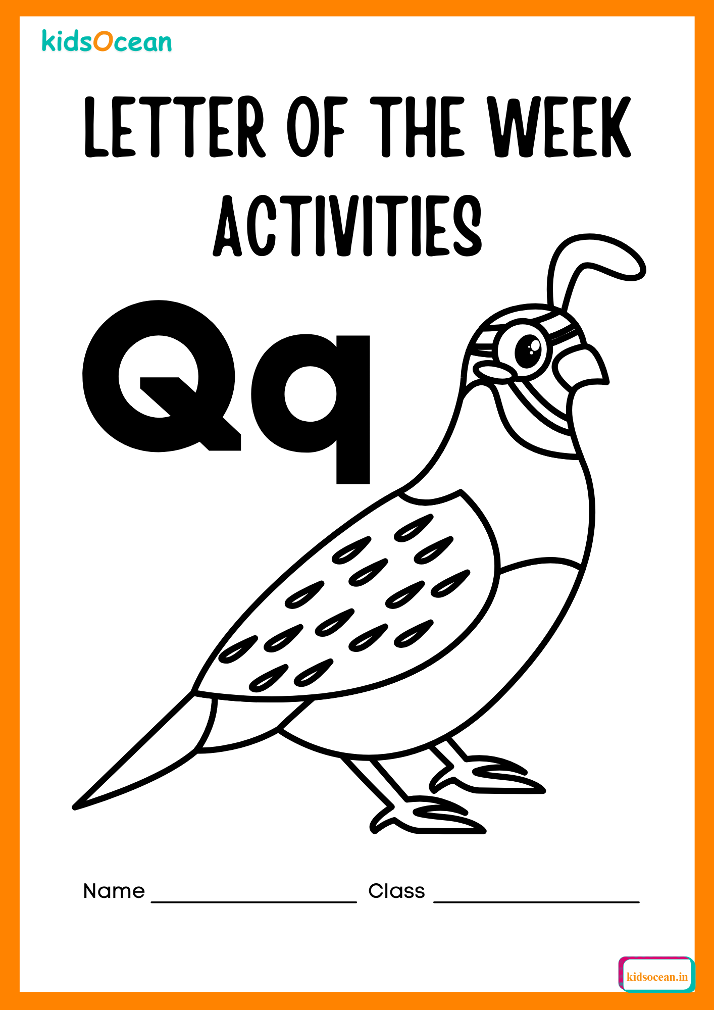 Letter of the week “Q”