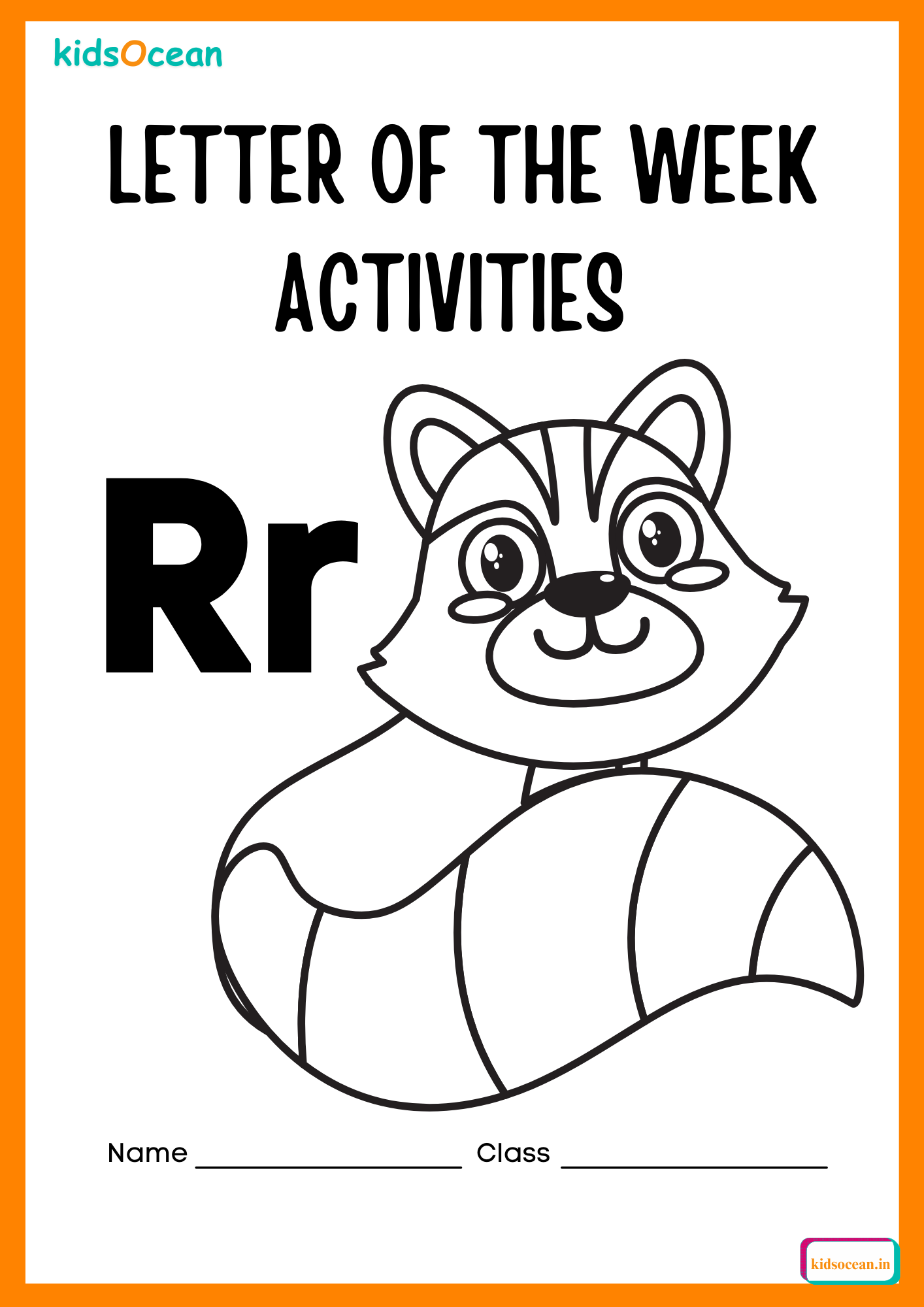 Letter of the week “R”