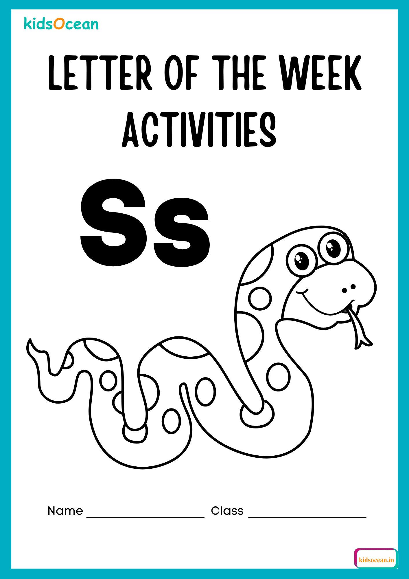 Letter of the week “S”