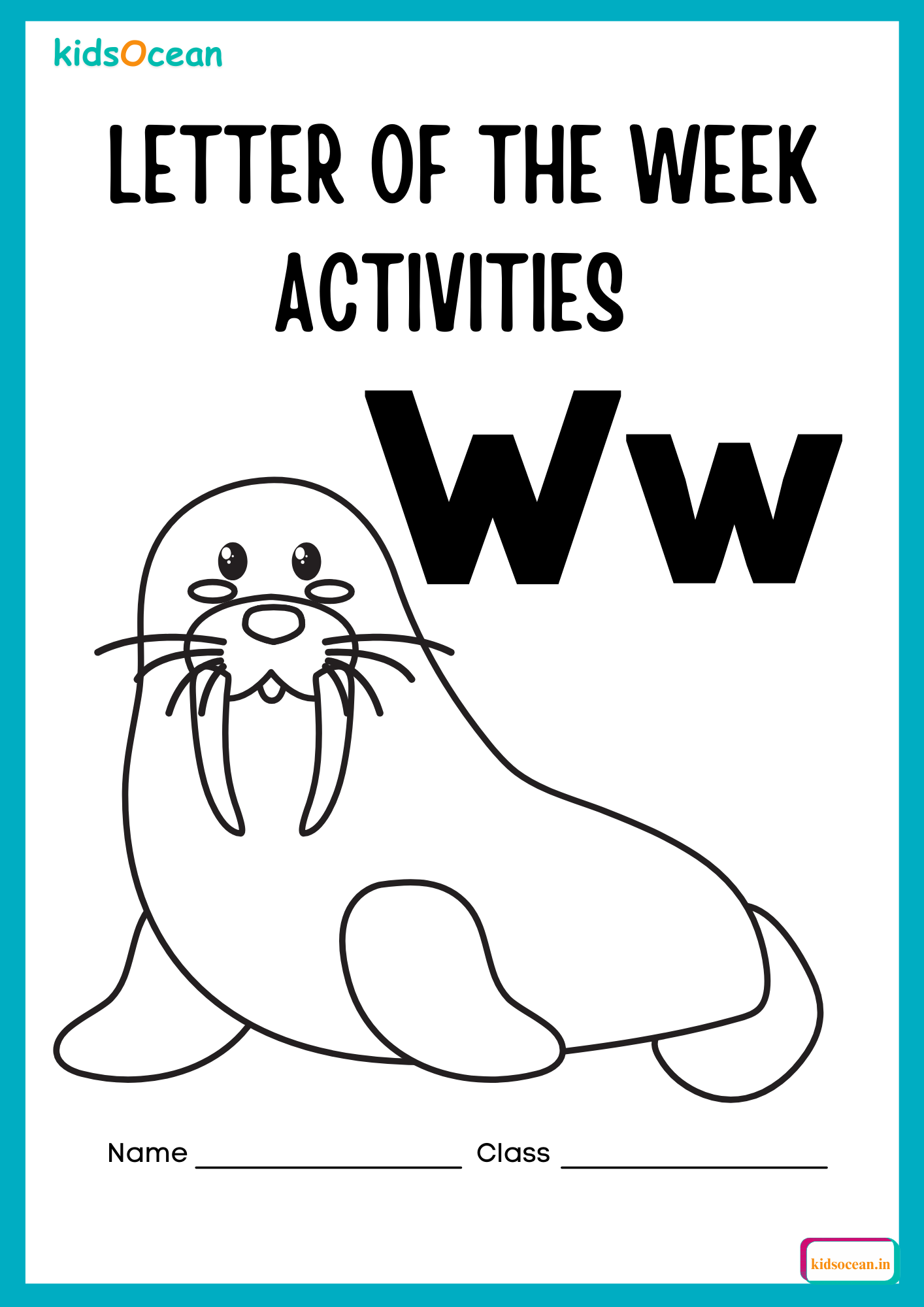 Letter of the week “W”